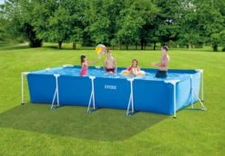 Intex Metal Frame Pool - 450 X 220 X 84 - Met Filterpomp -EXIT TOYS Winkel 1320 1900 28274 inuse 2022 300