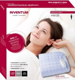 Inventum HN135 Elektrische Deken - 1 Persoons -EXIT TOYS Winkel 1900 1900 69779