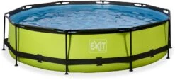 EXIT TOYS EXIT Lime Zwembad - 360 X 76 Cm - Met Filterpomp