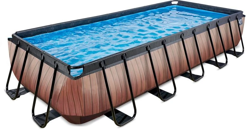 EXIT TOYS EXIT Wood Zwembad - 540 X 250 X 100 Cm - Met Zandfilterpomp En Trap 2 EXIT TOYS EXIT Wood Zwembad - 540 X 250 X 100 Cm - Met Zandfilterpomp En Trap - Afbeelding 2