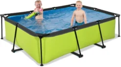 EXIT TOYS EXIT Lime Zwembad - 220 X 150 X 65 Cm - Met Filterpomp -EXIT TOYS Winkel 668 1200 exit 30 00 21 40 int 4