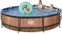 EXIT TOYS EXIT Wood Zwembad - 360 X 76 Cm - Met Filterpomp -EXIT TOYS Winkel 670 1200 exit 30 12 12 10 int 3
