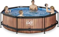 EXIT TOYS EXIT Wood Zwembad - 300 X 76 Cm - Met Filterpomp -EXIT TOYS Winkel 765 1200 exit 30 12 10 10 int 3