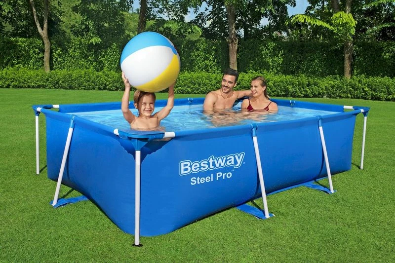Bestway Steel Pro Zwembad - 259 X 170 X 61 Cm 6 Bestway Steel Pro Zwembad - 259 X 170 X 61 Cm - Afbeelding 6