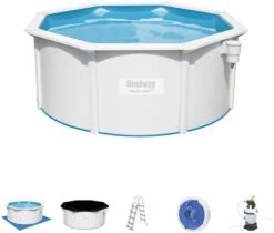 Bestway Hydrium Alderney Metalen Zwembad Ø300 X 120 Cm