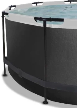 EXIT TOYS EXIT Black Leather Zwembad - 360 X 122 Cm - Met Zandfilterpomp En Trap -EXIT TOYS Winkel 900 640 exit 30 27 12 20 int 3