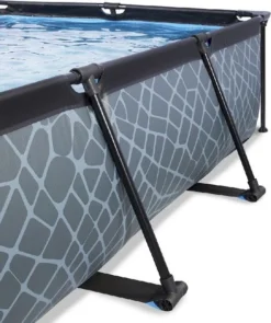 EXIT TOYS EXIT Stone Zwembad - 300 X 200 X 65 Cm - Met Filterpomp -EXIT TOYS Winkel 900 753 exit 30 00 32 00 int 3