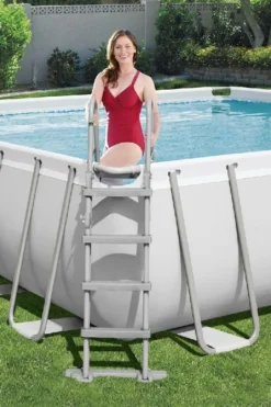 Bestway Power Steel Rectangular Zwembad - 412 X 201 X 122 Cm - Met Zandfilterpomp En Accessoires -EXIT TOYS Winkel bestway power steel rectangular zwembad 412 x 201 x 122 cm set 14