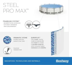 Bestway Steel Pro MAX Zwembad - 366 X 76 Cm - Met Filterpomp -EXIT TOYS Winkel bestway steel pro max zwembad 366 x 76 cm set 13