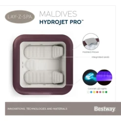 Bestway Lay-Z Spa Maldives Hydrojet Pro Opblaasbare Spa - 7 Persoons 22 Bestway Lay-Z Spa Maldives Hydrojet Pro Opblaasbare Spa - 7 Persoons -EXIT TOYS Winkel maldives spa 1